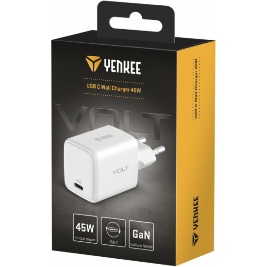 Ładowarka sieciowa USB C 45W 3A Power delivery 3.0 QC3.0 Biała