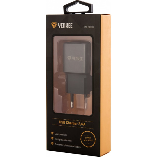 Ładowarka sieciowa USB A 12W 2.4A 