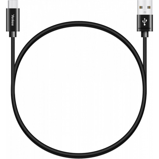 Kabel USB A 2.0 / USB C transfer danych 480Mb/s /3A 