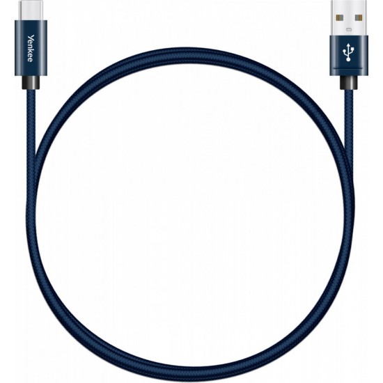 Kabel USB A 2.0 / USB C transfer danych 480Mb/s /3A 