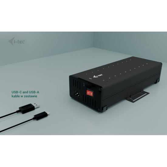i-tec USB-C/USB-A Metal Charging + data HUB 15W per port 20x USB-C