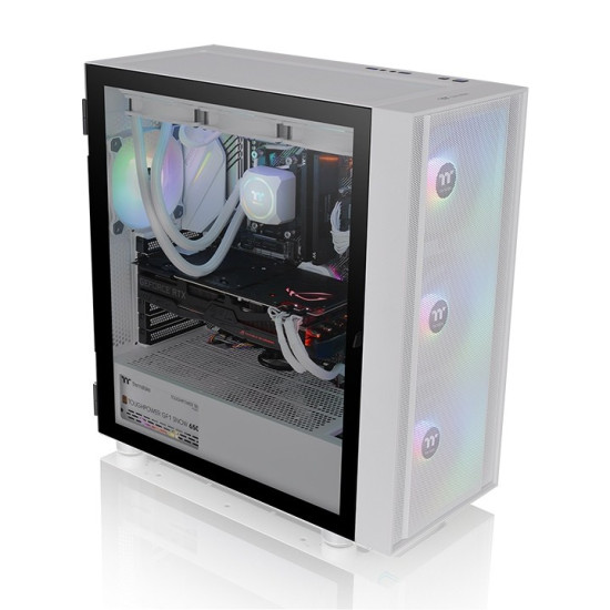 Obudowa - H570 Tempered Glass 3x12cm ARGB Snow 