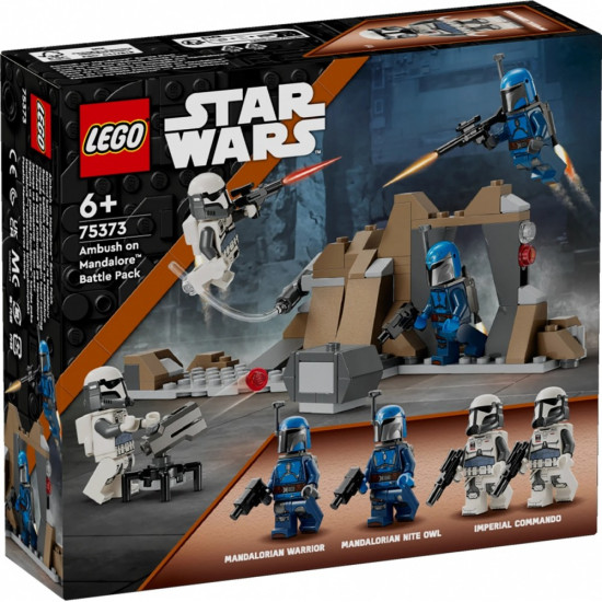 Klocki Star Wars 75373 Zasadzka na Mandalorze - zestaw bitewny