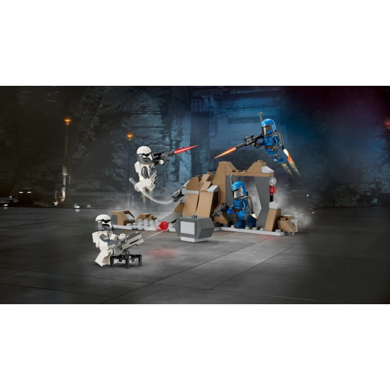 Klocki Star Wars 75373 Zasadzka na Mandalorze - zestaw bitewny