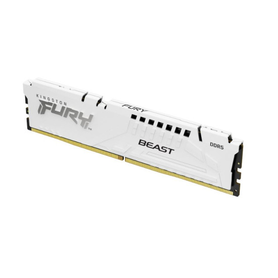 Pamięć DDR5 Fury Beast 32GB(2*16GB)/6400 CL32 EXPO biała