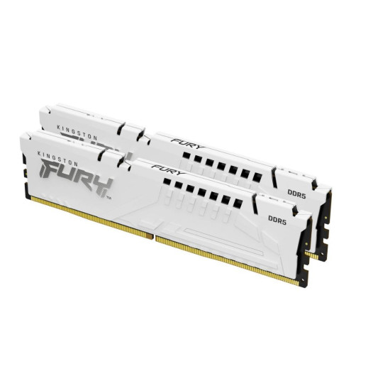 Pamięć DDR5 Fury Beast 32GB(2*16GB)/6400 CL32 EXPO biała
