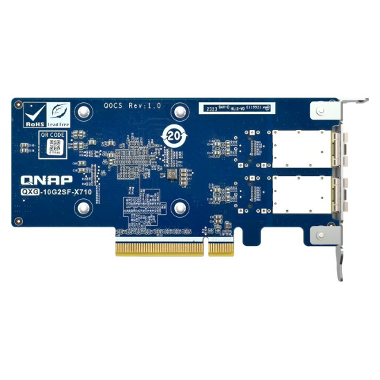 Dwuportowa sieciowa karta rozszerzeń QXG-10G2SF-X710 10GbE d-p SFP+ network expand card 