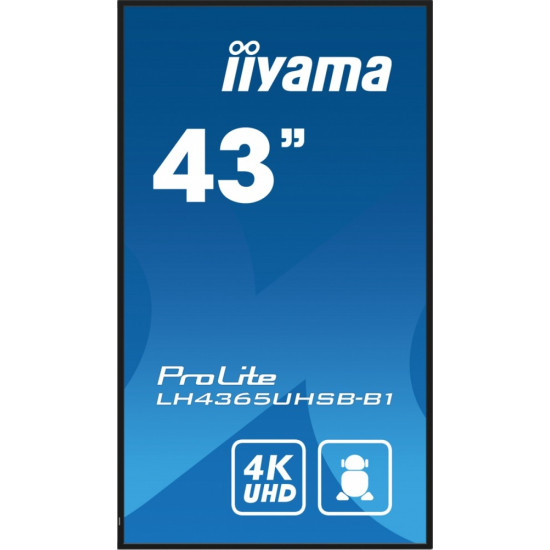 Monitor 43 cale LH4365UHSB-B1 24/7, IPS, ANDROID 11, 4K, 800cd
