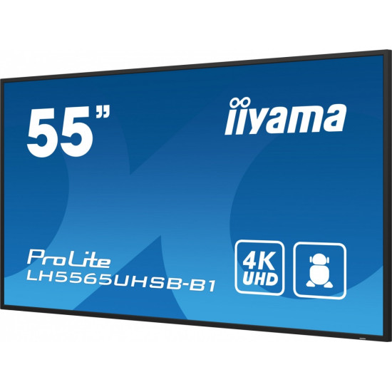 Monitor 55 cali LH5565UHSB-B1, 24/7, IPS, ANDROID 11, 4K, 800cd 