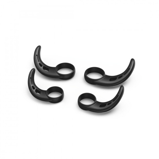 Słuchawki dokanałowe z mikrofonem Czarne 