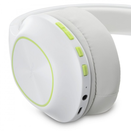 Słuchawki nauszne Bluetooth Białe 