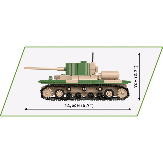 Klocki Renault R35 - Valentine IX - Panzer I