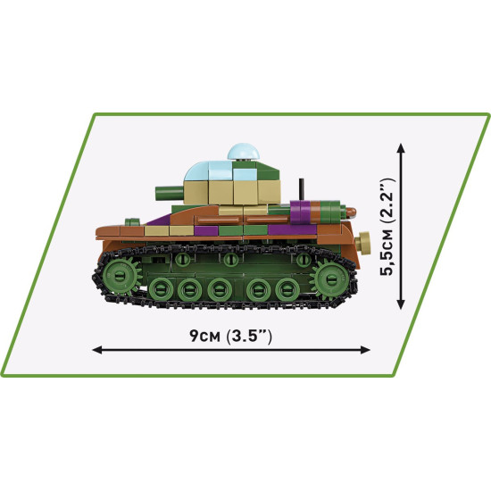 Klocki Renault R35 - Valentine IX - Panzer I