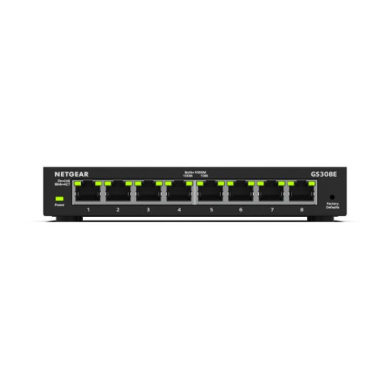 Przełącznik zarządzalny GS308E Switch 8xGE 