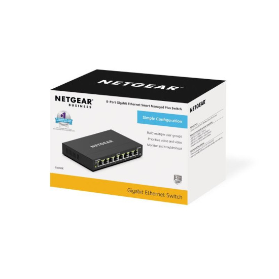 Przełącznik zarządzalny GS308E Switch 8xGE 