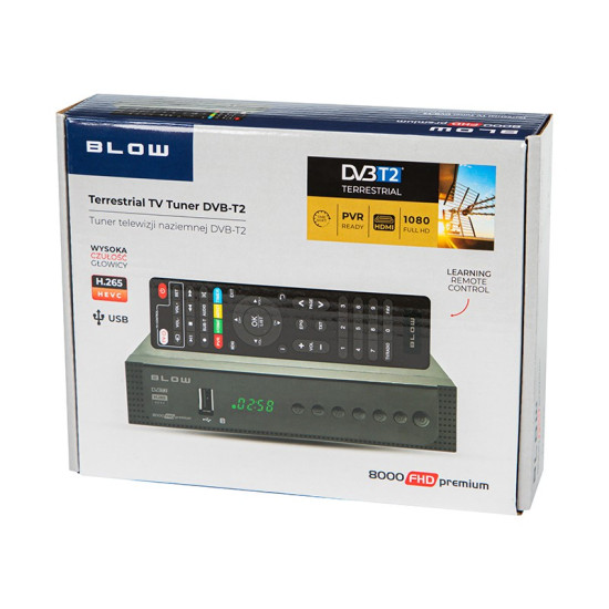 Dekoder tuner DVB-T2 8000FHD Premium