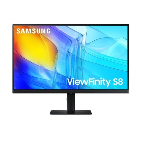 Monitor 27 cali ViewFinity S80UD IPS 3840x2160 UHD 16:9 1xHDMI 1xDP 1xUSB-C 90W 3xUSB 3.0 LAN KVM 5ms PinP/PbyP 60Hz HAS+PIV płaski 3YOn-Site