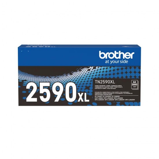 Toner TN-2590XL BLACK 3000 stron do L24xx/26xx/28xx/29xx Toner TN-2590XL BLACK 3000 stron do L24xx/26xx/28xx/29xx
