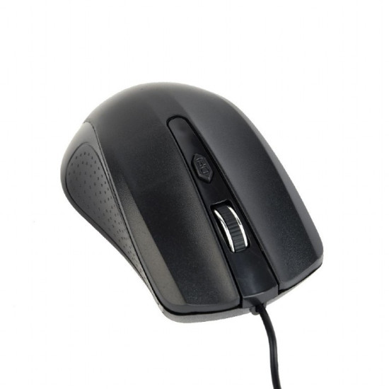 Mysz optyczna czarna/USB kabel 1.8m 
