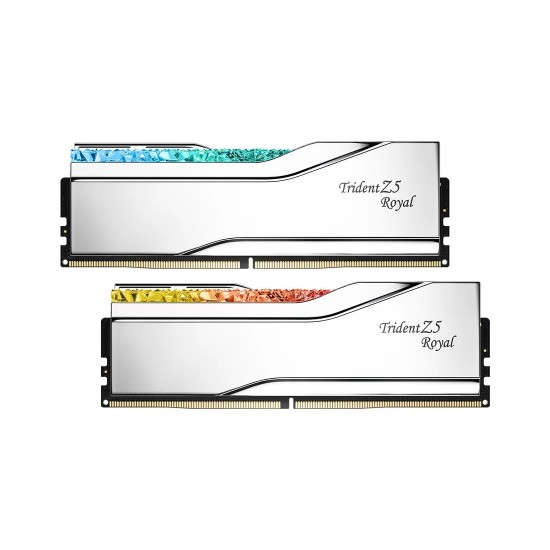 Pamięć PC - DDR5 32GB (2x16GB) Trident Z5 Royal RGB 6400MHz CL32 XMP3 Srebrna