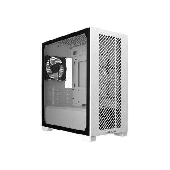 Obudowa Elite 301 Light z oknem Biała 