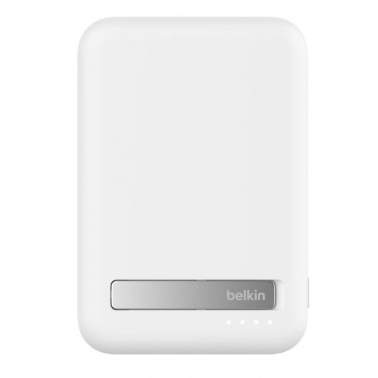 Powerbank ze standem 10000mAh Qi2 MagSafe Biały