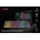 Klawiatura mechaniczna bezprzewodowa PHENIX, Gateron Red Pro, Pudding