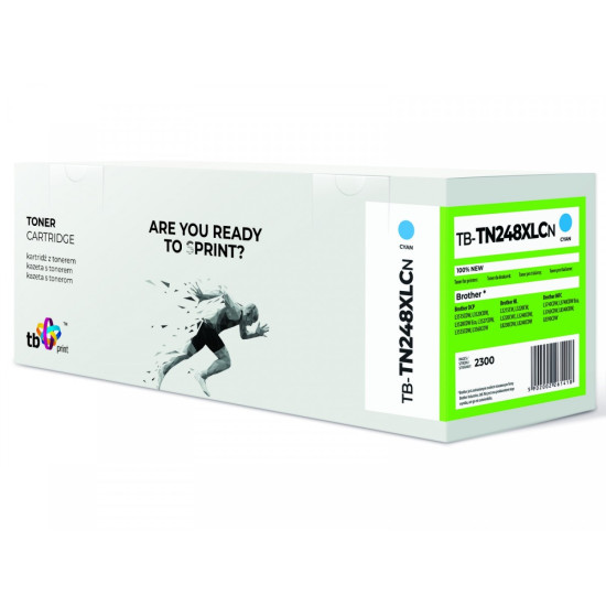 Toner do Brother TN248XLC TB-TN248XLCN 100% nowy cyan
