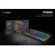 Klawiatura mechaniczna bezprzewodowa PHENIX, Gateron Yellow Pro, Pudding