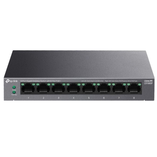 Przełącznik LS108GP 8xGE PoE+