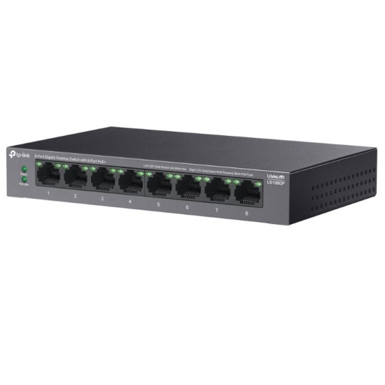 Przełącznik LS108GP 8xGE PoE+