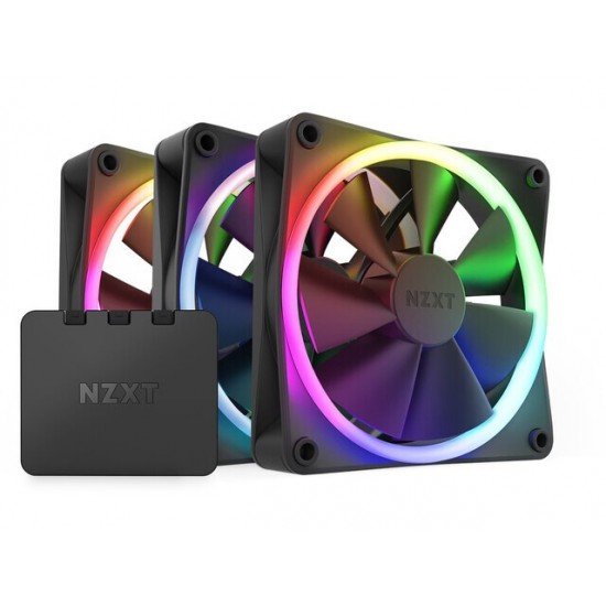 Zestaw 3 Wentylatory NZXT F120 RGB Kontroler