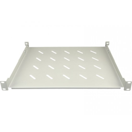 Półka stała 19 cali 1U głębokość 350mm Szary