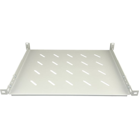 Półka stała 19 cali 1U głębokość 350mm Szary