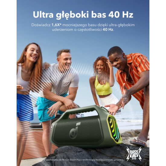 Głośnik Soundcore Boom 2 Plus Zielony 
