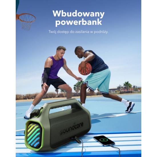 Głośnik Soundcore Boom 2 Plus Zielony 