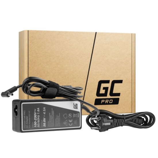 Zasilacz GC USB-C 90W 5V-9V-12V-15V/3A, 20V/4.5A Power Delivery 
