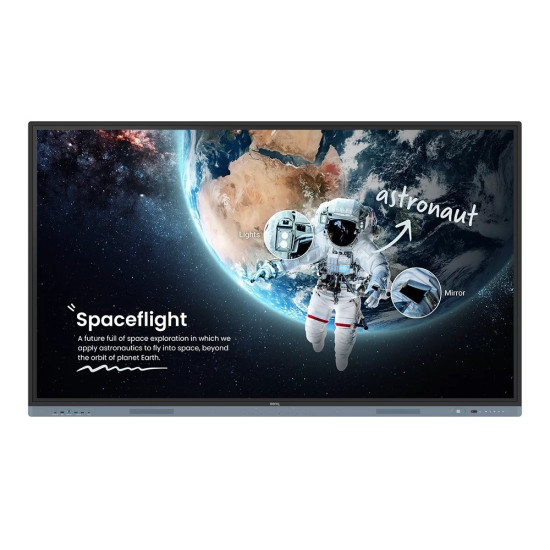 Monitor interaktywny 86 cali RM8604 IPS czarny 1200:1/4K/8ms/ 