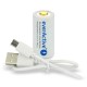 Akumulator 16340 3,7V Li-ion 700 mAh micro USB Akumulator 16340 3,7V Li-ion 700 mAh micro USB