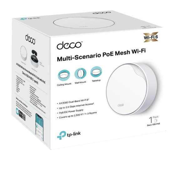 System WiFi Deco X50-PoE(1-pak)  AX3000