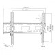 Uchwyt do TV 37-90' 80kg MC-421 VESA 600x400 