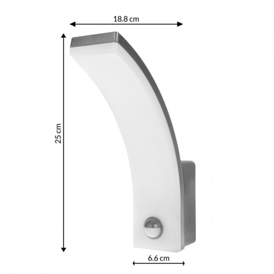 Lampa LED z czujnikiem ruchu MCE512 GR 