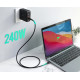 CB-SCC241 silikonowy kabel USB-C - USB-C | 1m | 5A | 240 W PD