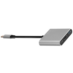 Adapter A-1 USB-C HDMI 4k, USB 3.0, PDW 100W 