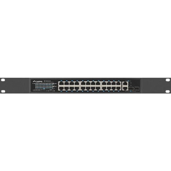 Przełącznik 24X 100MB POE+ /2x COMBO 250W RSFE-24P-2C-250 