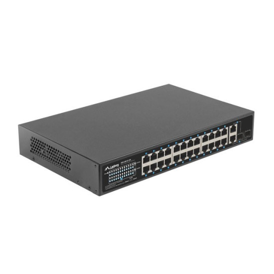 Przełącznik 24X 100MB POE+ /2x COMBO 250W RSFE-24P-2C-250 