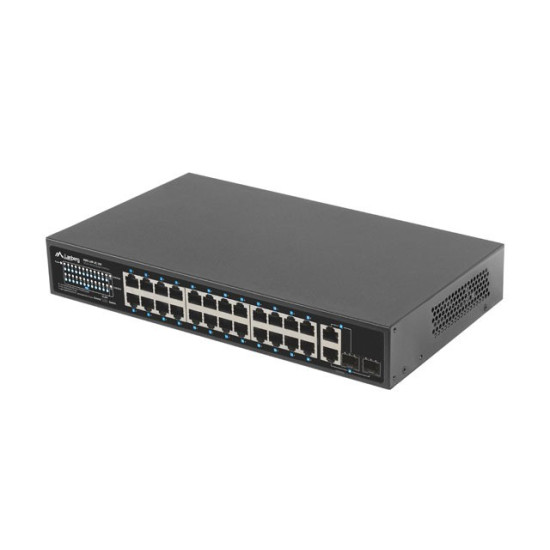 Przełącznik 24X 100MB POE+ /2x COMBO 250W RSFE-24P-2C-250 