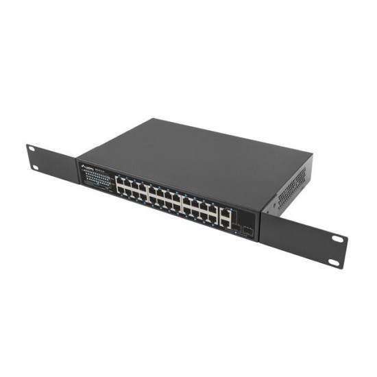 Przełącznik 24X 100MB POE+ /2x COMBO 250W RSFE-24P-2C-250 