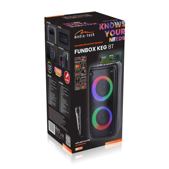 Przenośny głośnik BT FUNBOX BT MT3181 