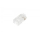 Wtyk RJ45 (8P8C) przelotowy, kat.5e, nieekranowany, AWG 26-24, opakowanie 100 szt. 